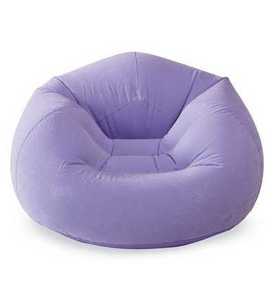 Nafukovací křeslo Intex Beanless Bag Chair fialové