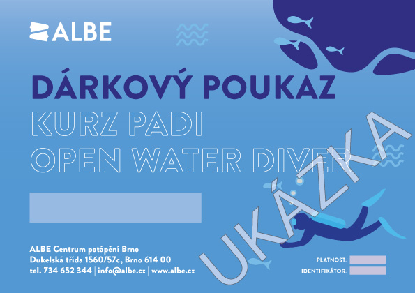 Albe Open Water Diver Padi Víkend - Intenzivní Kurz Forma Poukazu: Digitální